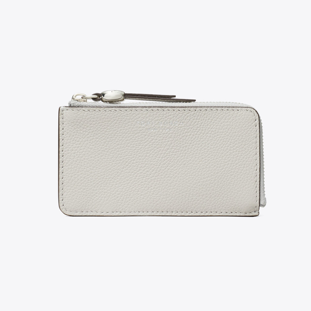 Tory Burch Romy Zip Card Case - Dove Gray - 2