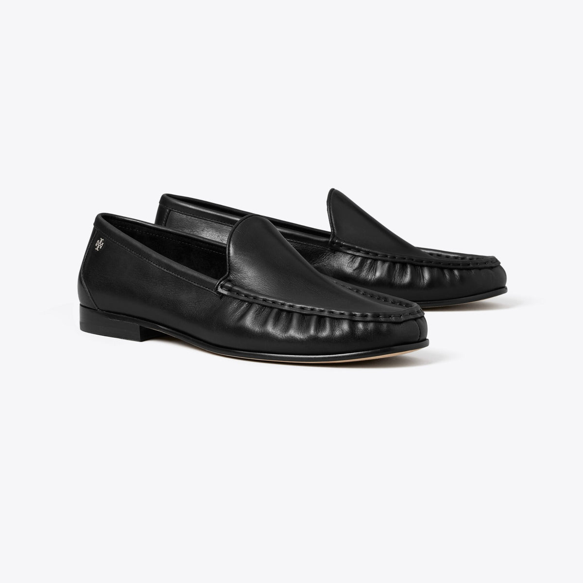Tory Burch Ruched Loafer - Perfect Black