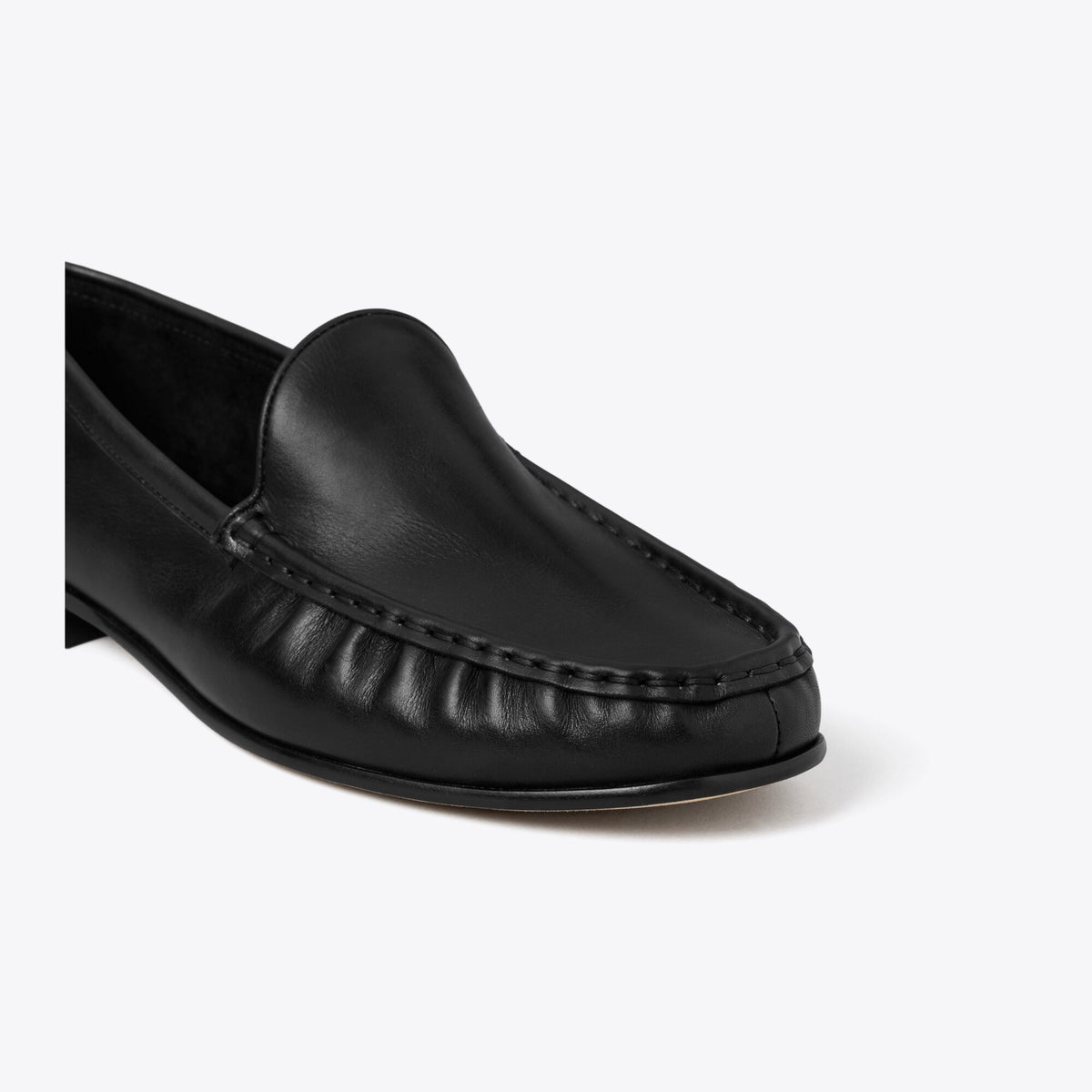 Tory Burch Ruched Loafer - Perfect Black - 4