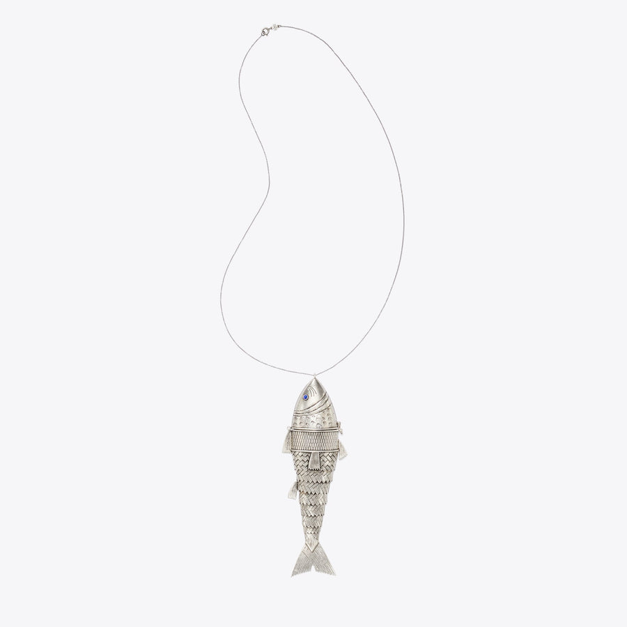 Tory Burch Runway Articulated Fish Pendant