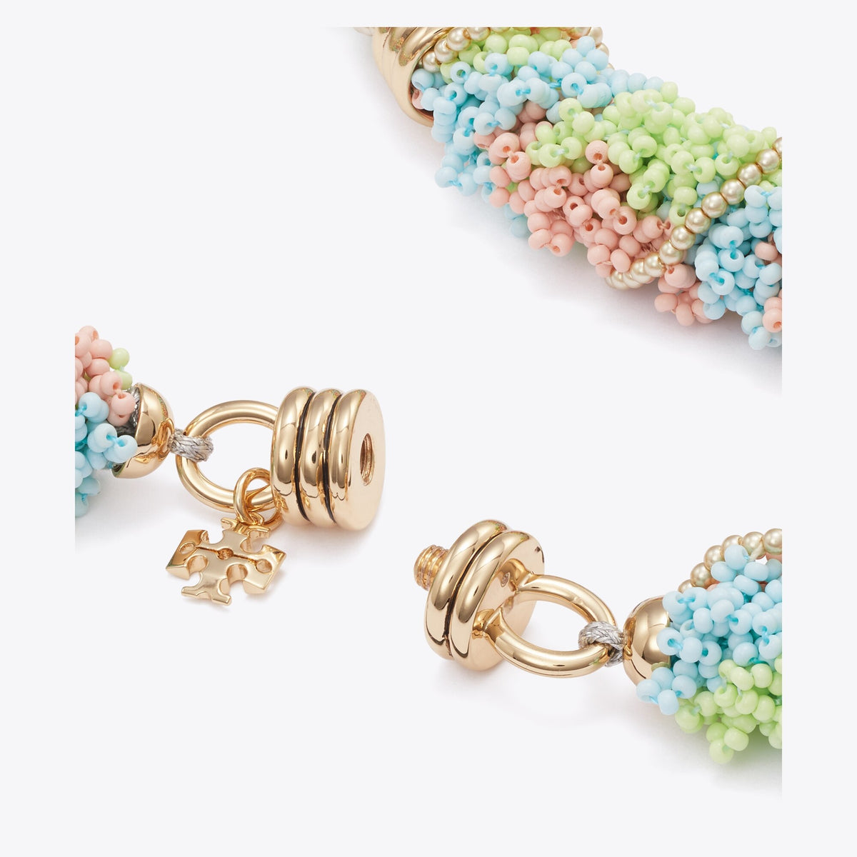 Tory Burch Runway Beaded Short Necklace - Multi - 2