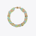 Tory Burch Runway Beaded Short Necklace - Multi