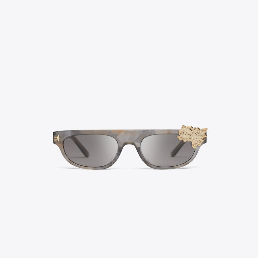 Tory Burch Runway Flat-Top Sunglasses