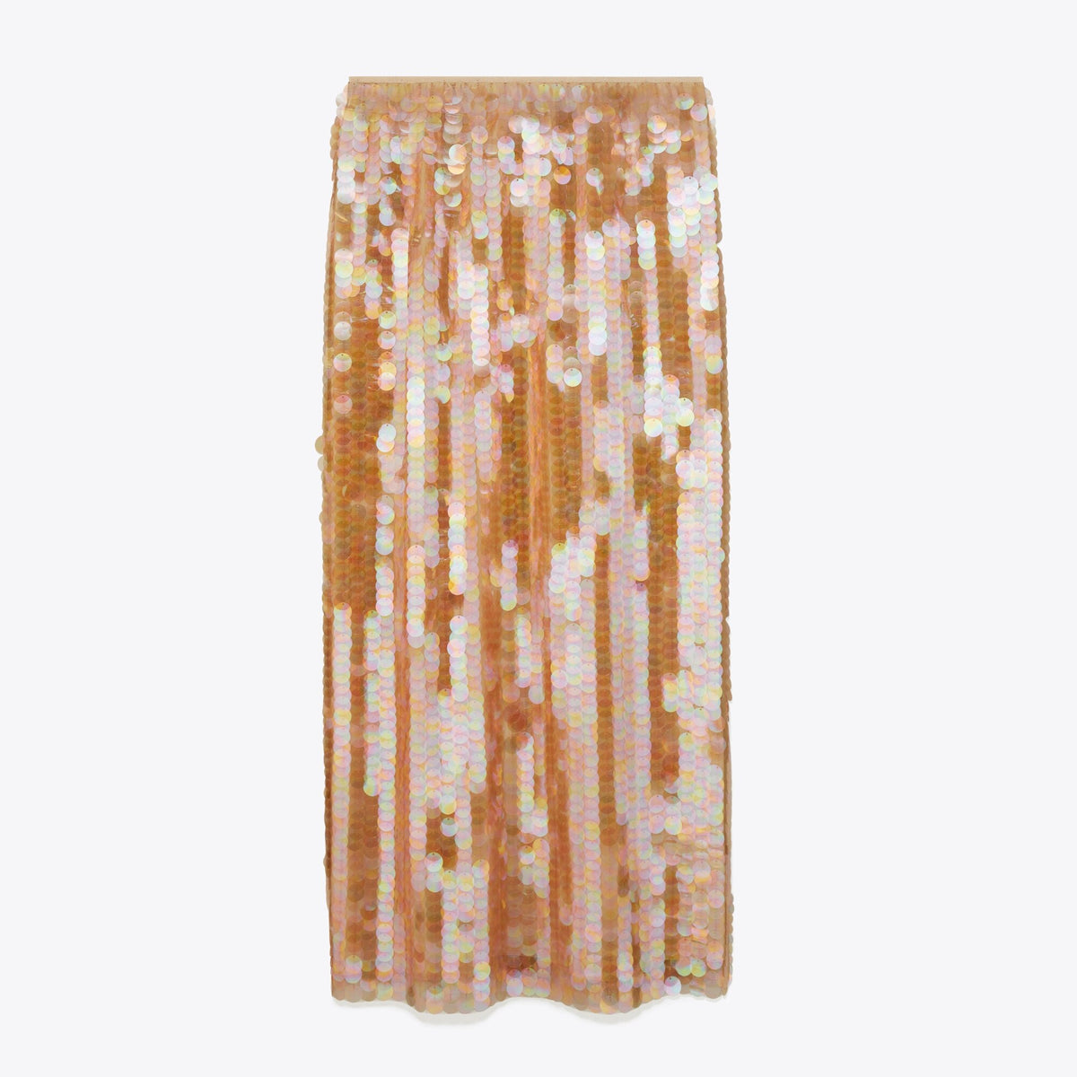 Tory Burch Sequin Skirt - Mocha Mesh