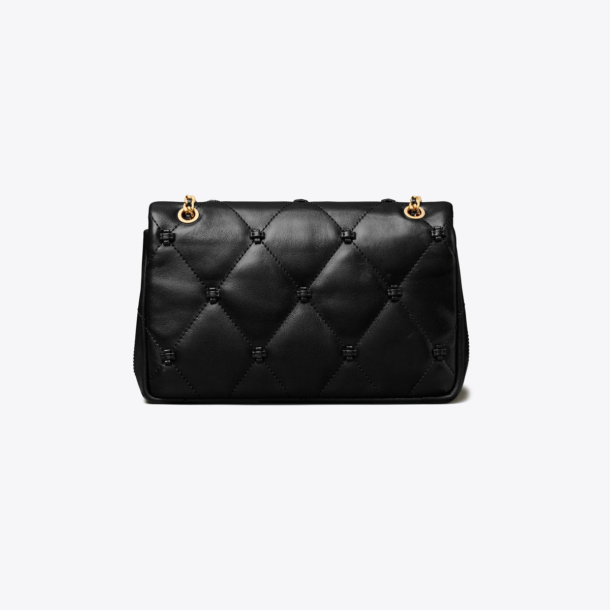 Tory Burch Small Bunny Knot Shoulder Bag - Black/Gold - 5