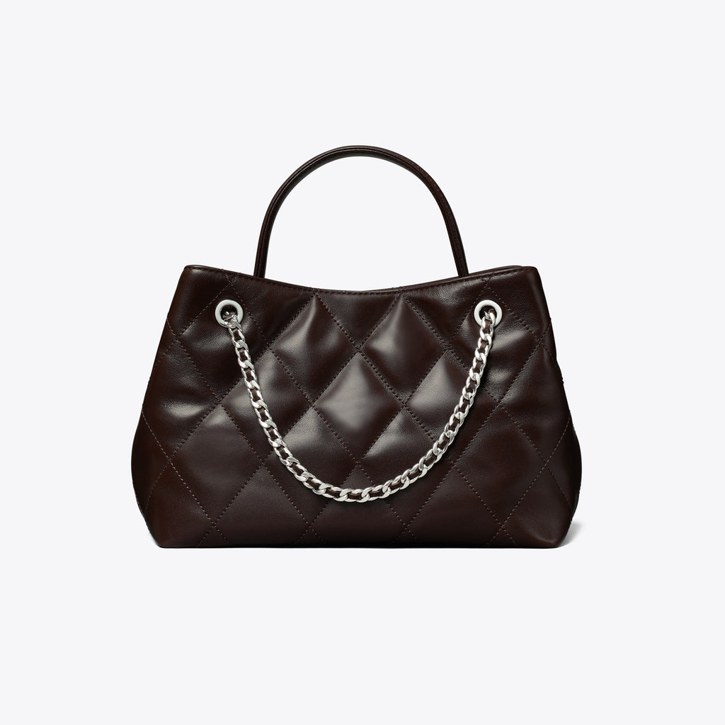 Tory Burch Small Fleming Carryall - Cocoa - 6