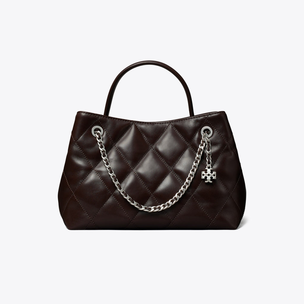 Tory Burch Small Fleming Carryall - Cocoa - 5