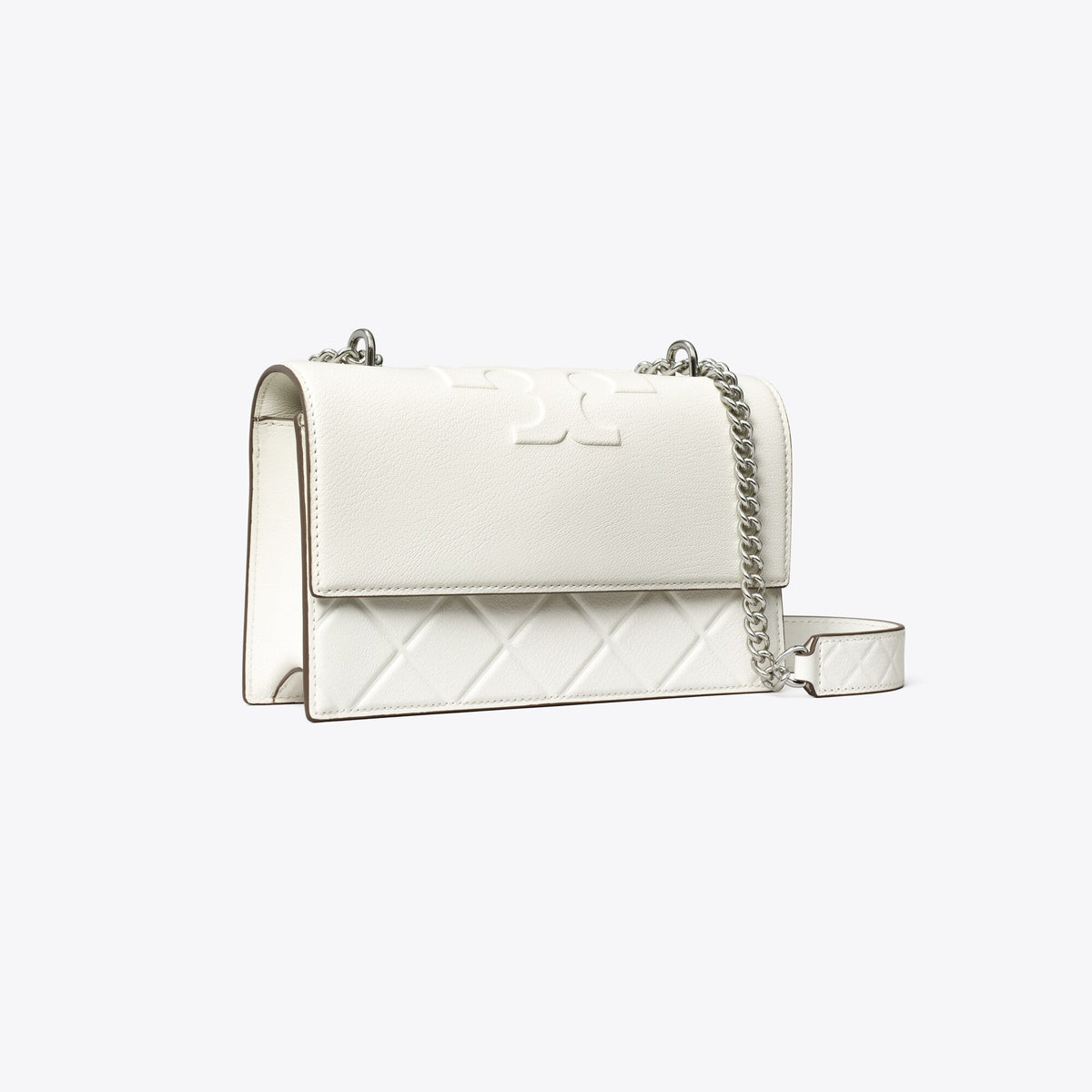 Tory Burch Small Fleming Shoulder Bag - Blanc