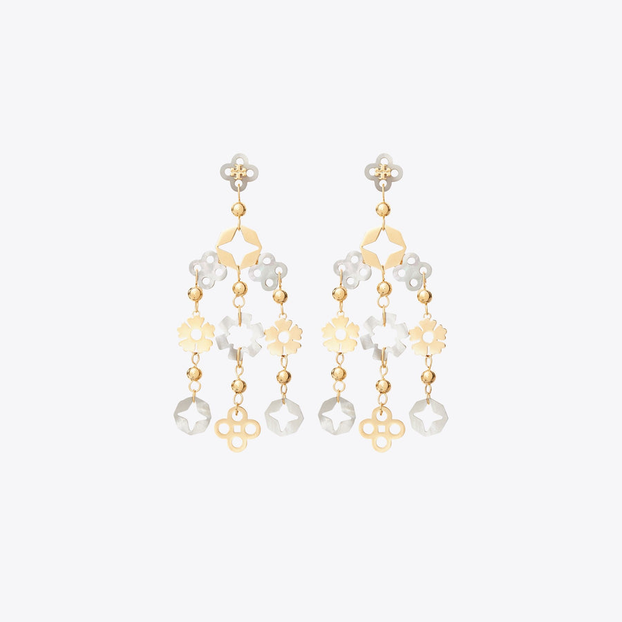Tory Burch Small Forget Me Not Chandelier Earrings