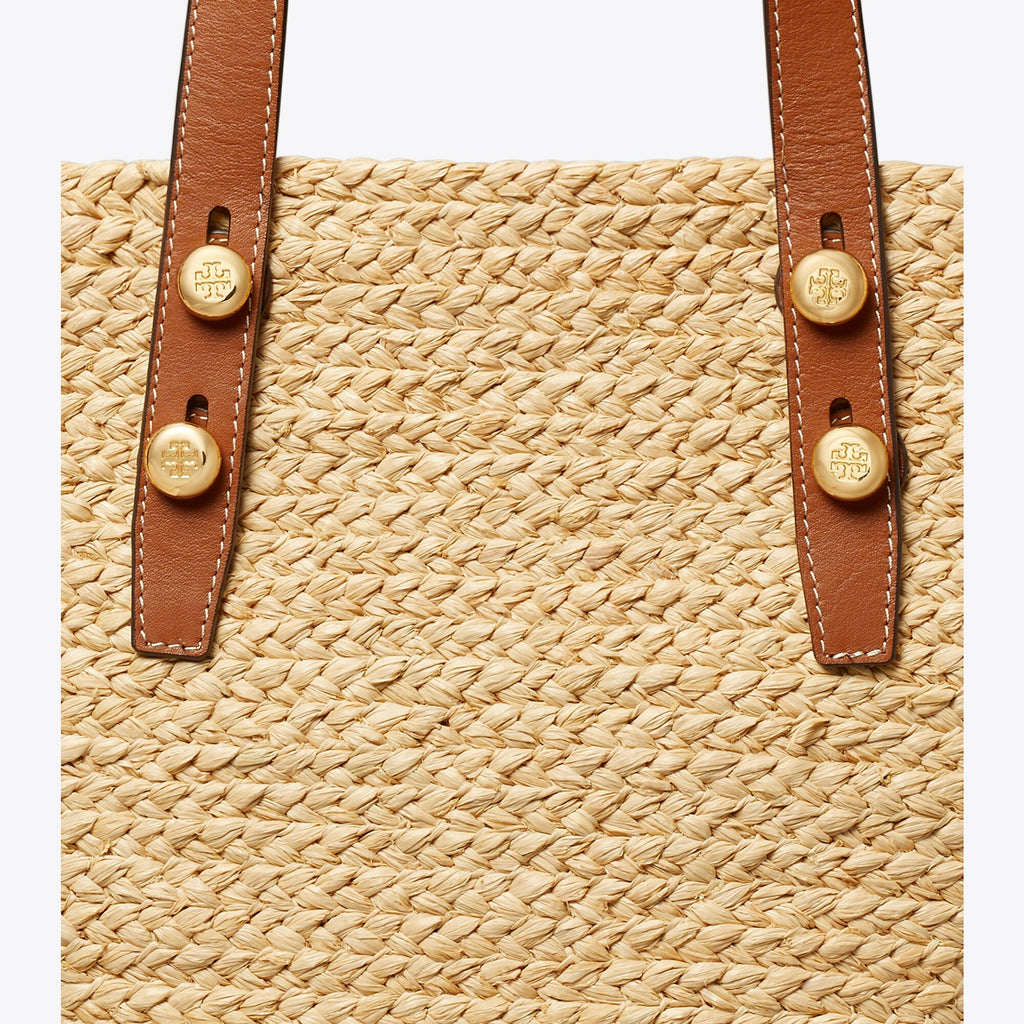 Tory Burch Small Romy Basket Tote - Natural - 4