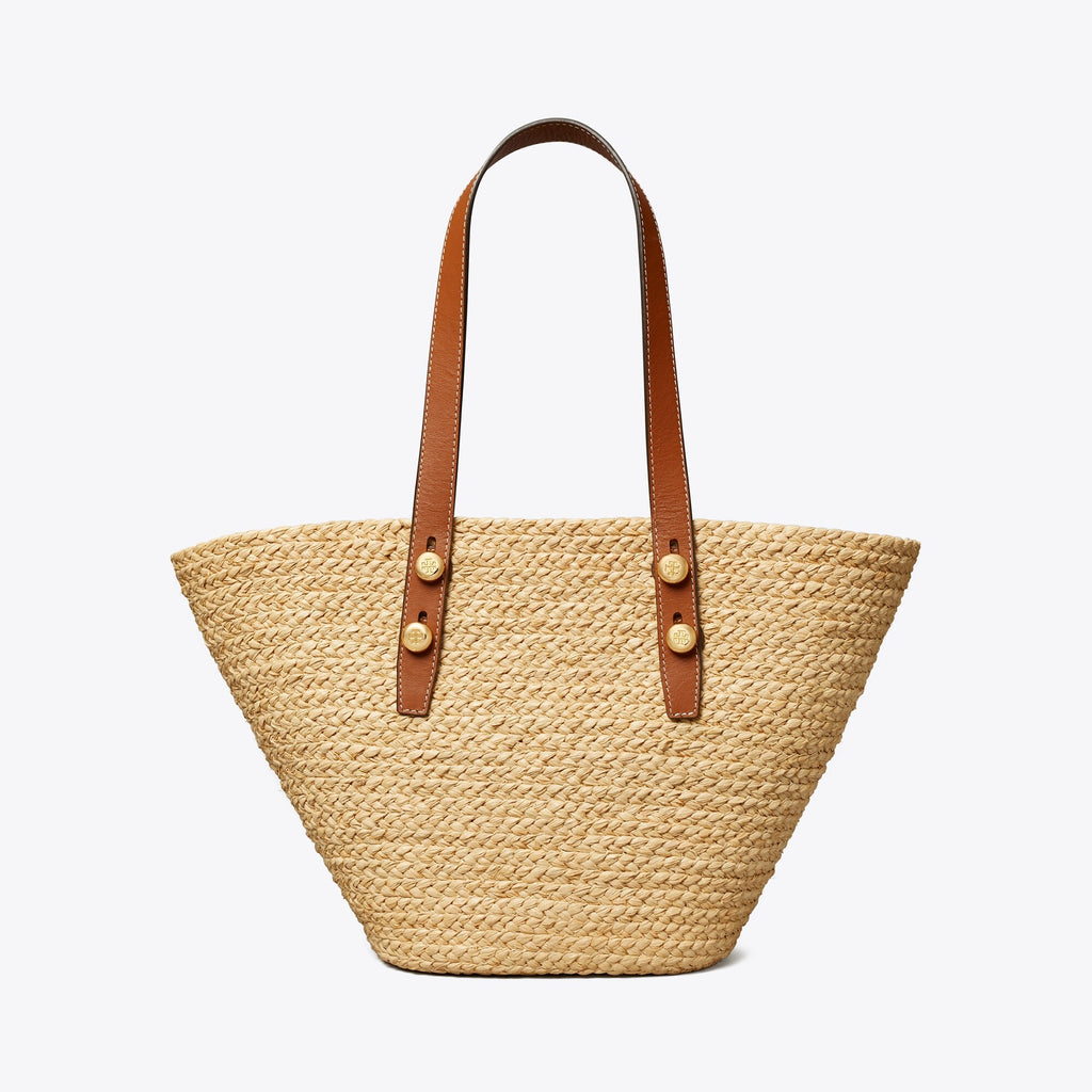 Tory Burch Small Romy Basket Tote - Natural - 3