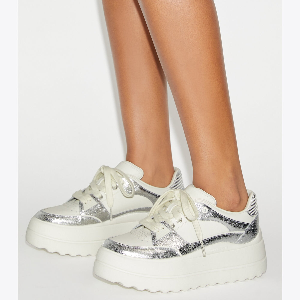 Tory Burch Stage Sneaker - Blanc / Silver / Blanc - 2