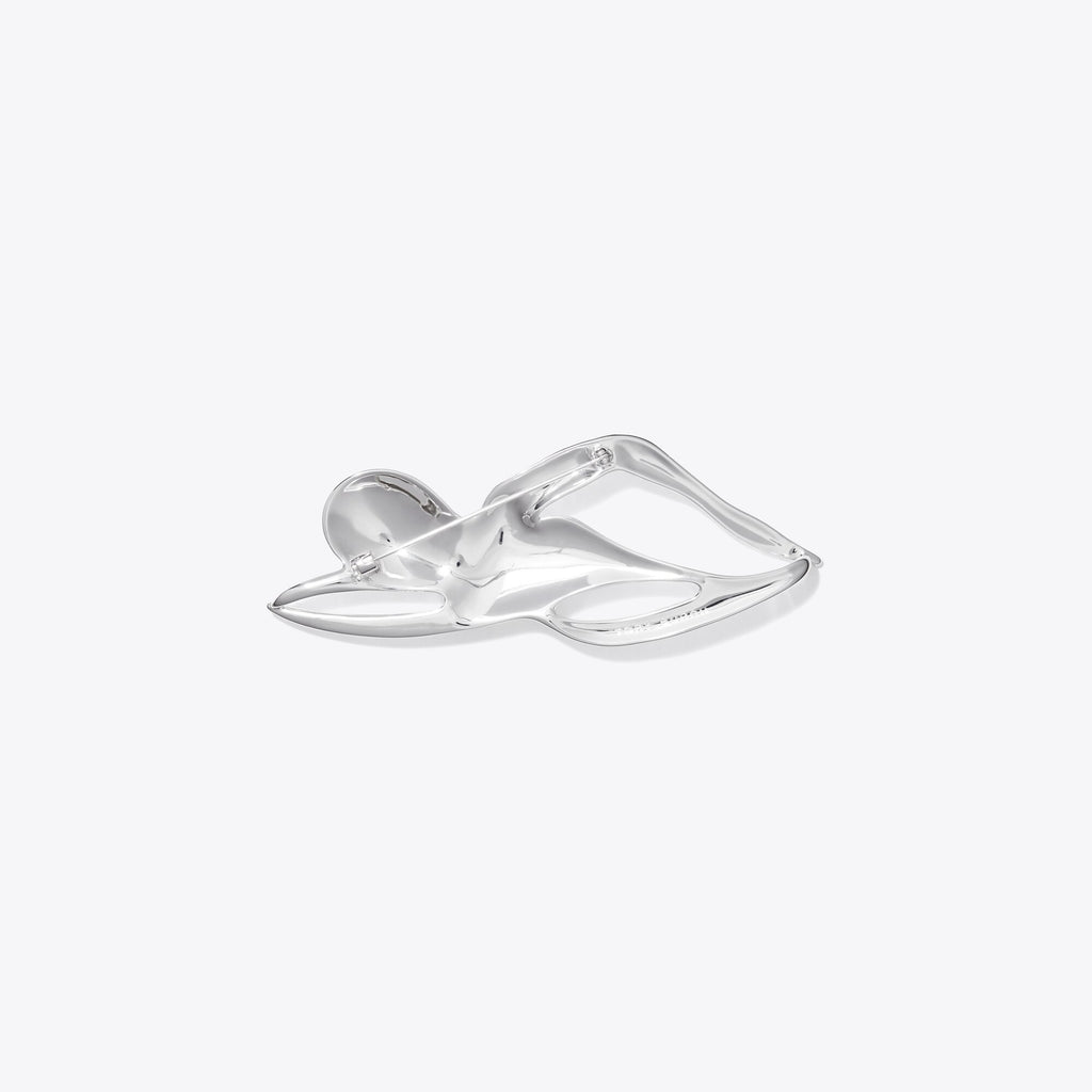Tory Burch Swimmer Brooch - Light Silver - 2