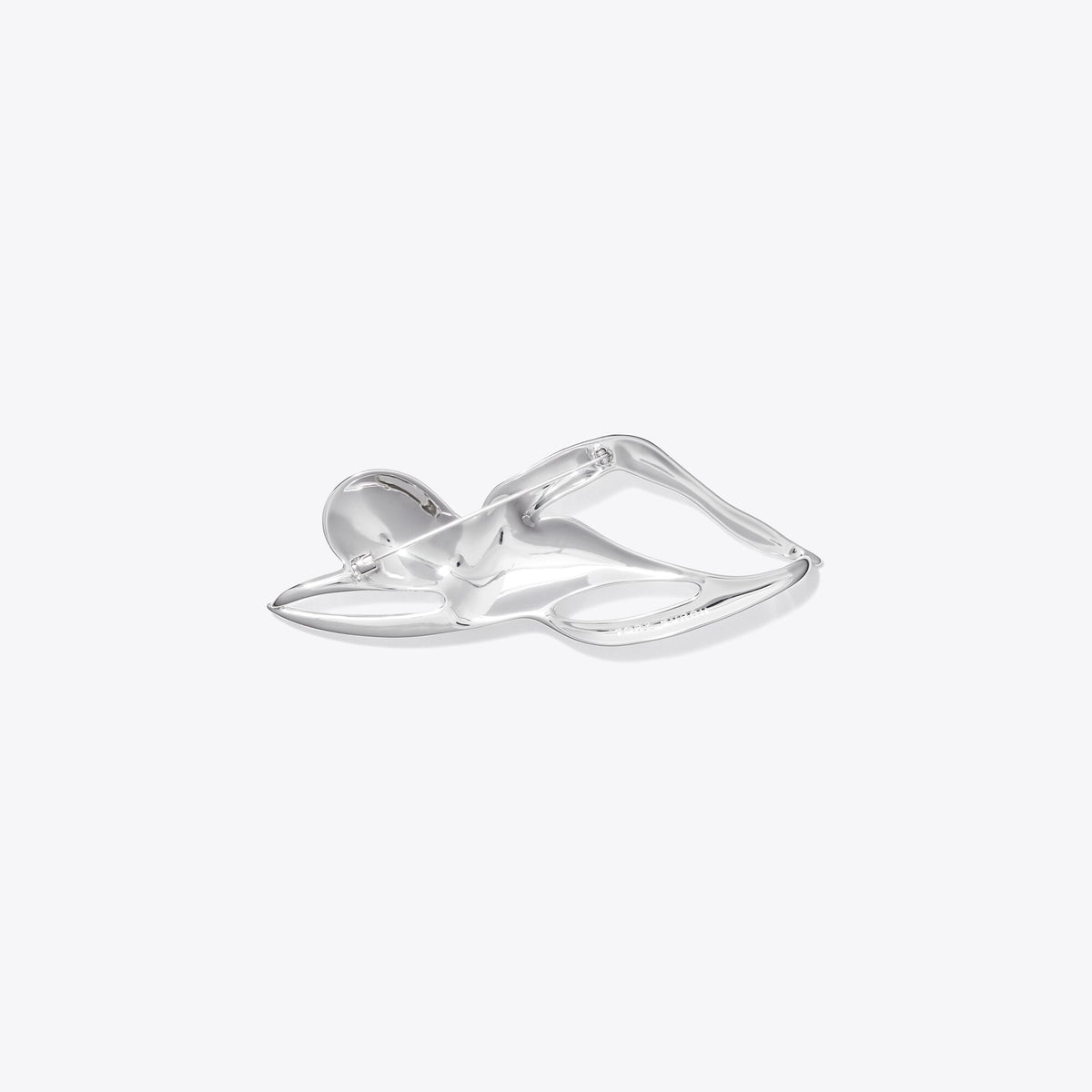 Tory Burch Swimmer Brooch - Light Silver - 2