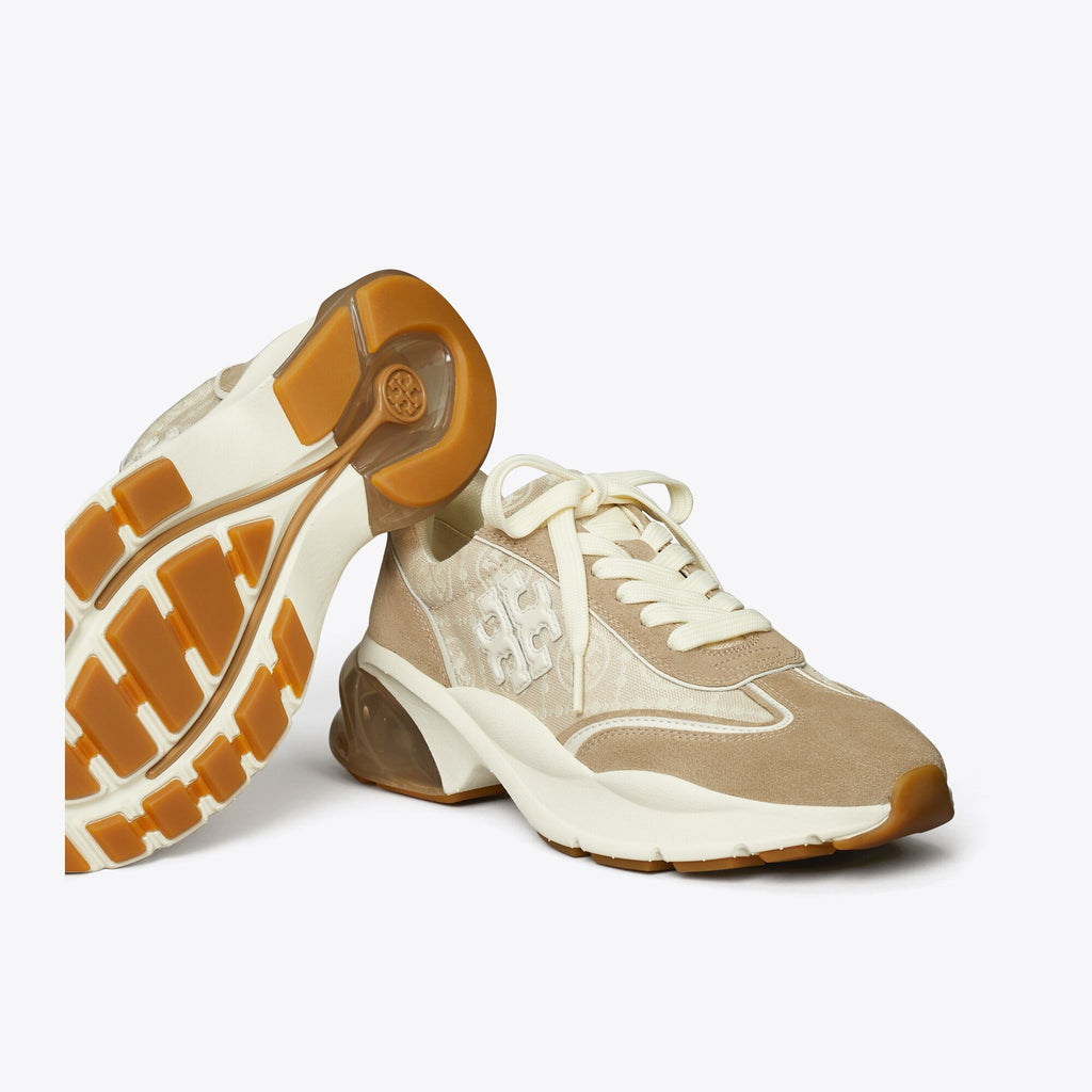 Tory Burch T Monogram Good Luck Trainer - Birch / Avola - 5