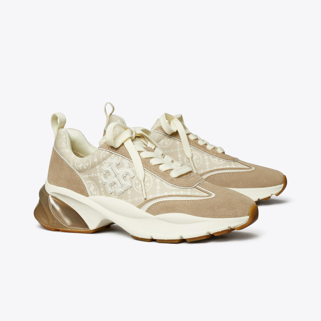 Tory Burch T Monogram Good Luck Trainer - Birch / Avola