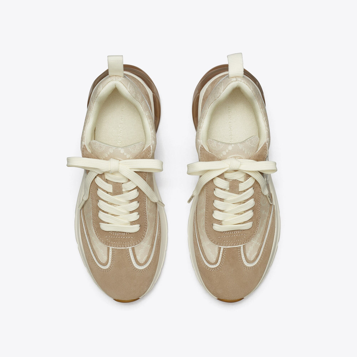 Tory Burch T Monogram Good Luck Trainer - Birch / Avola - 4