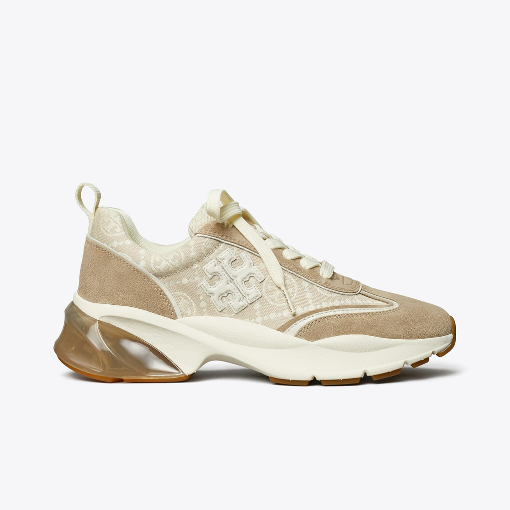 Tory Burch T Monogram Good Luck Trainer - Birch / Avola - 3