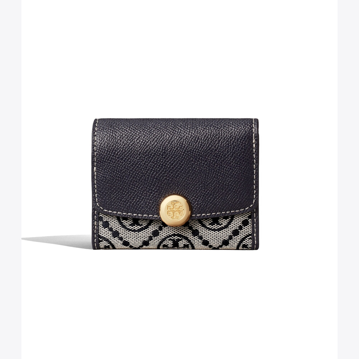 Tory Burch T Monogram Romy Flap Wallet - Tory Navy - 5