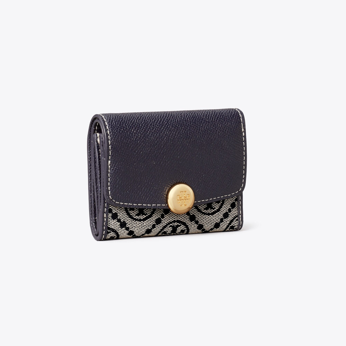 Tory Burch T Monogram Romy Flap Wallet - Tory Navy