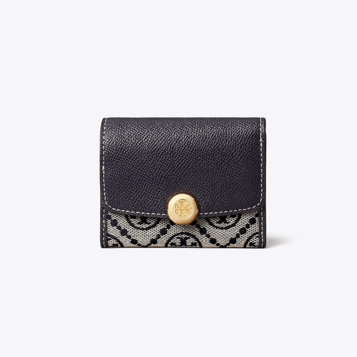 Tory Burch T Monogram Romy Flap Wallet - Tory Navy - 2