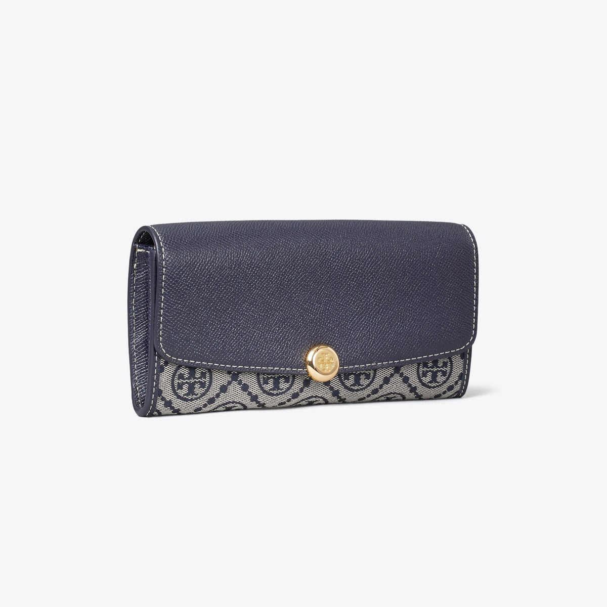 Tory Burch T Monogram Romy Long Flap Wallet - Tory Navy