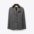 Tory Burch Tailored Tweed Jacket - Black / White
