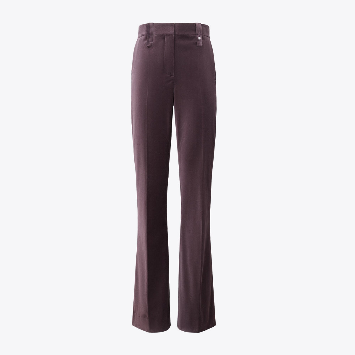 Tory Burch Tailored Velvet Pant - Smoky Plum
