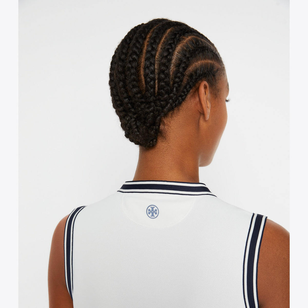 Tory Burch Tech Piqué Tunic Tank - Snow White - 2