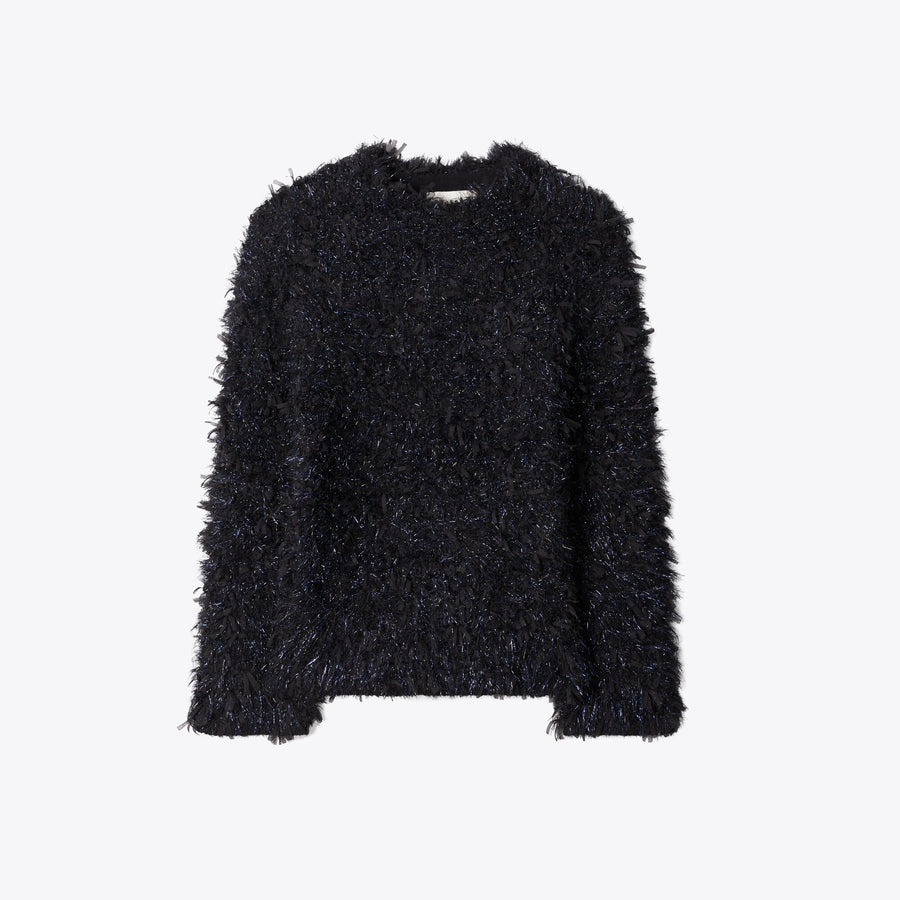 Tory Burch Tinsel Mockneck Sweater