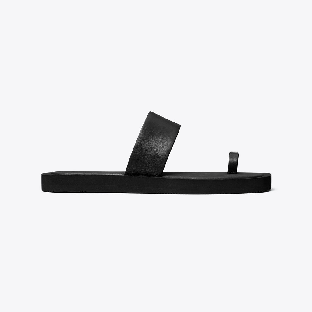 Tory Burch Toe Ring Slide - Perfect Black / Perfect Black - 3