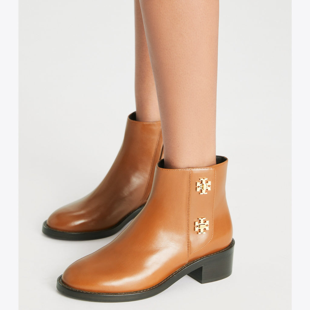 Tory Burch Turnlock Ankle Boot - Sierra Cognac - 2