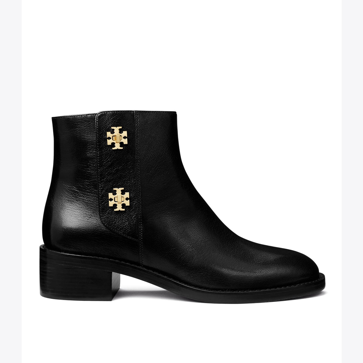 Tory Burch Turnlock Ankle Boot - Perfect Black - 5