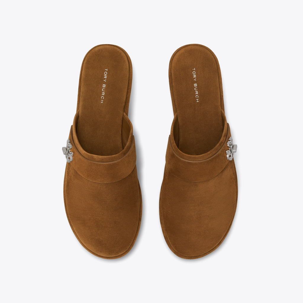 Tory Burch Turnlock Mule - Caramel - 5