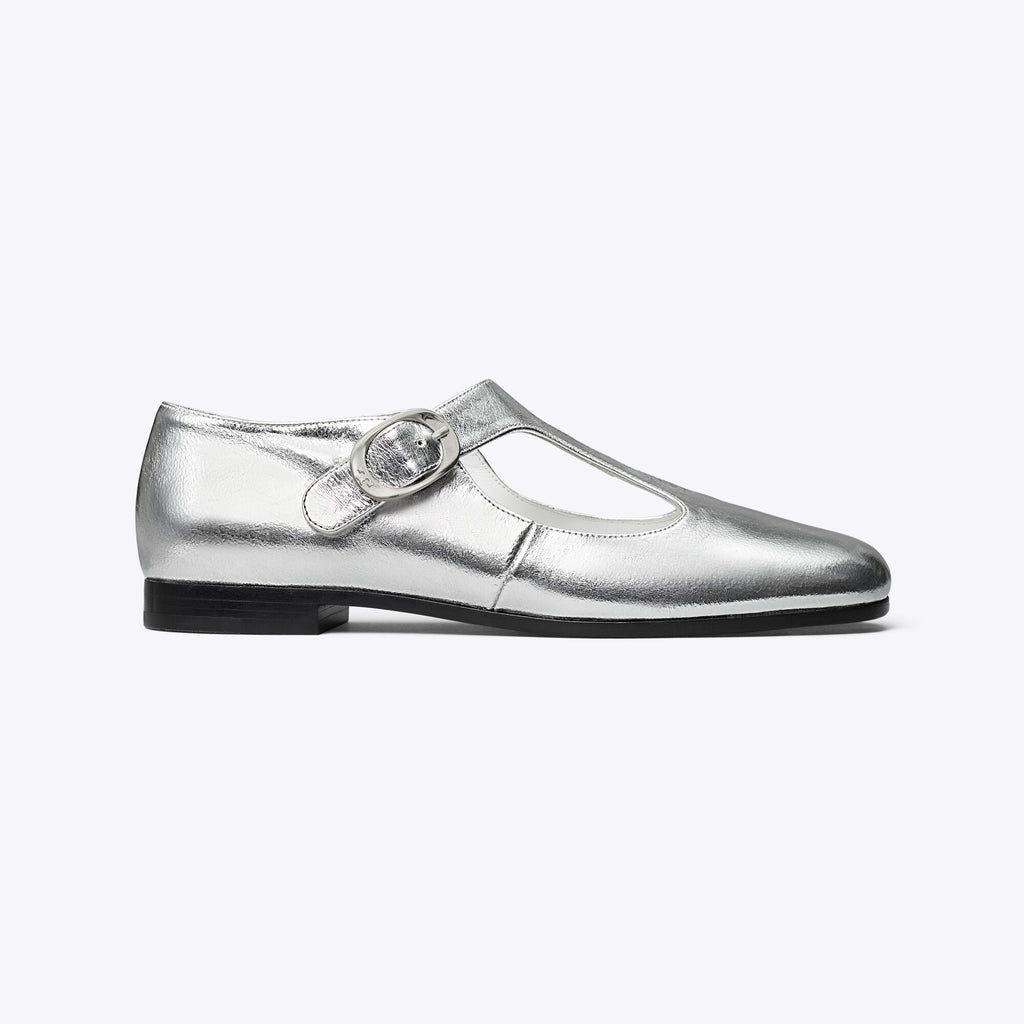 Tory Burch Violet T-Strap - Silver - 3