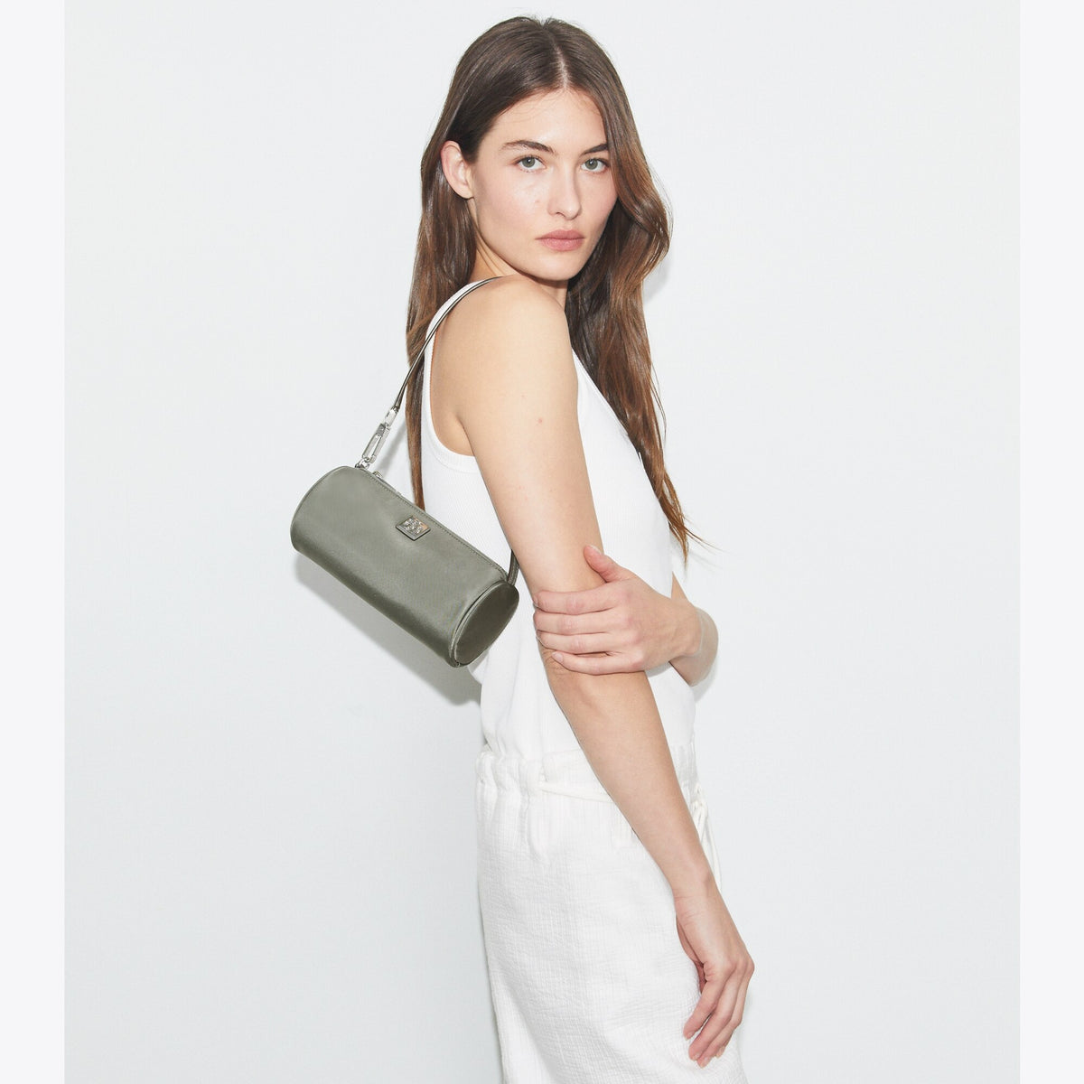 Tory Burch Virginia Cylinder Bag - Shale Rock - 2