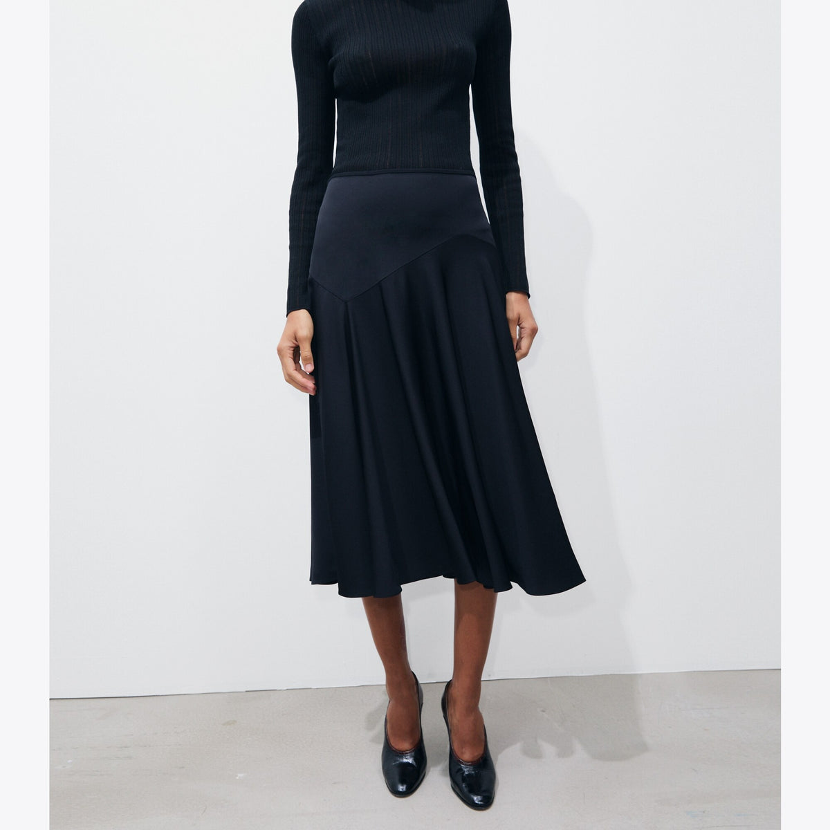 Tory Burch Viscose Skirt - Black - 5