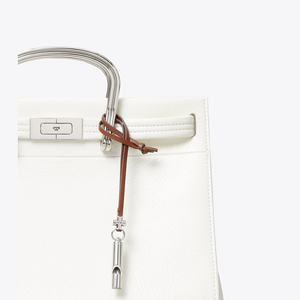 Tory Burch Whistle Key Fob - Silver - 2