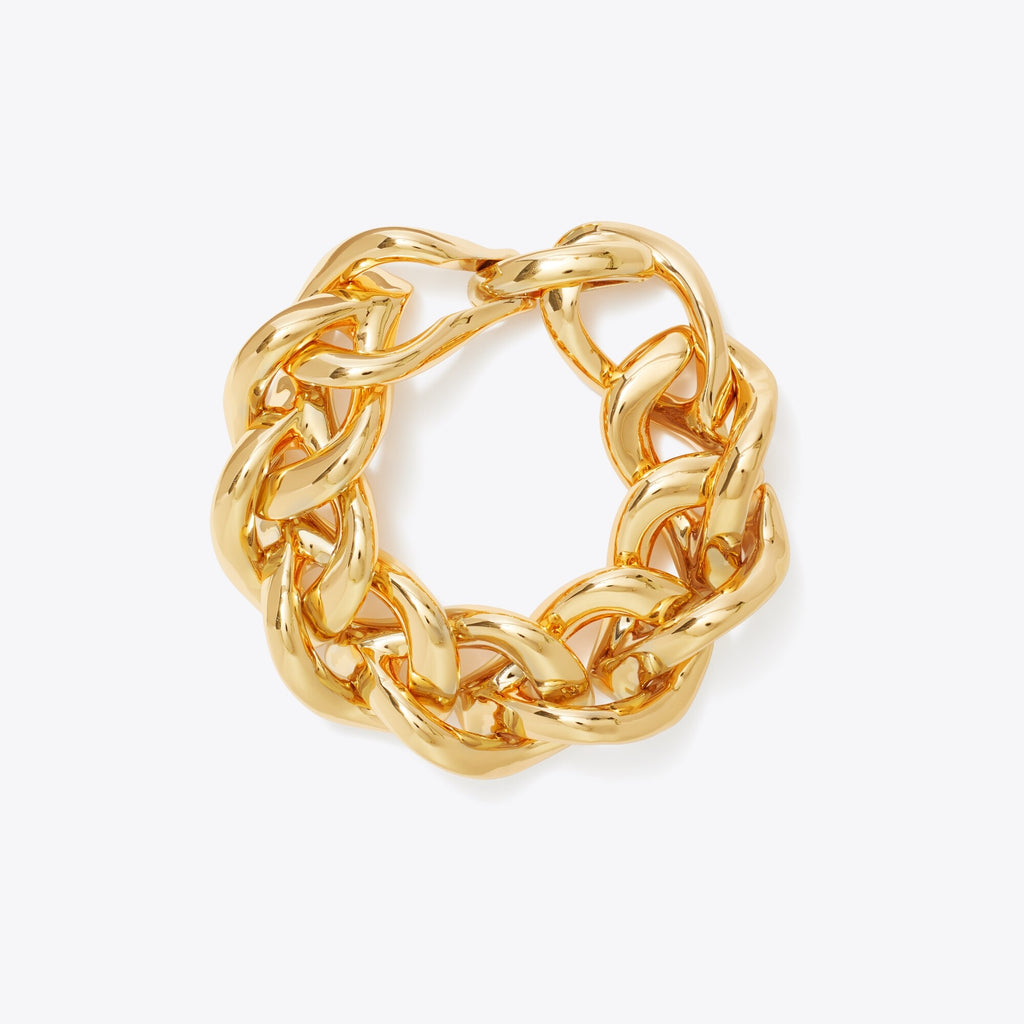 Tory Burch Wishbone Statement Necklace - Tory Gold